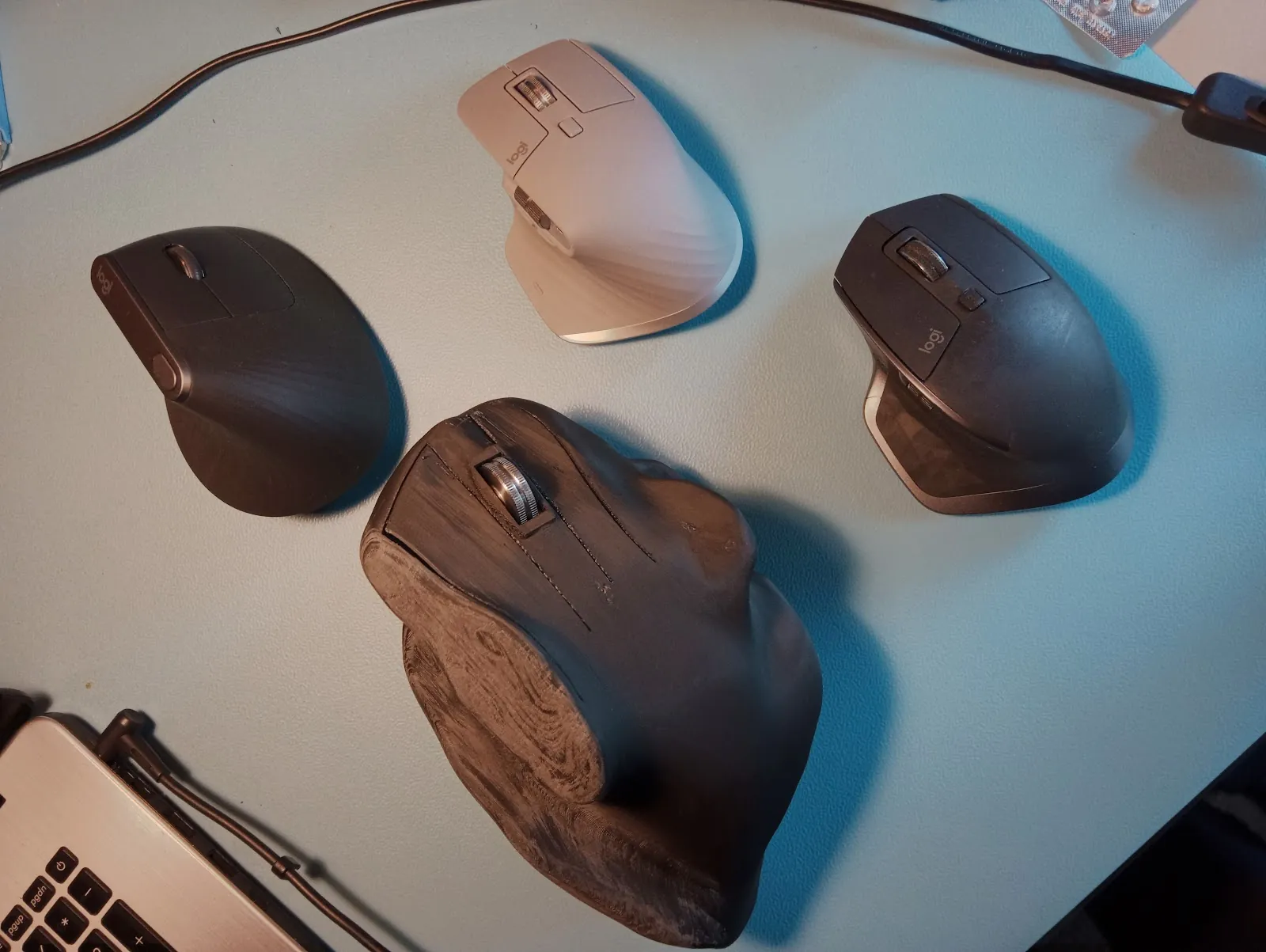 The finished custom mouse shell